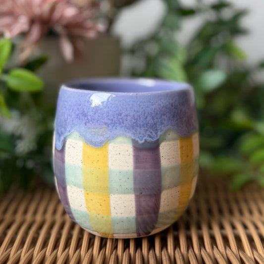 Gingham Cosy Tumbler