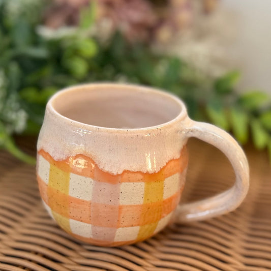 Citrus Gingham Cosy Mug