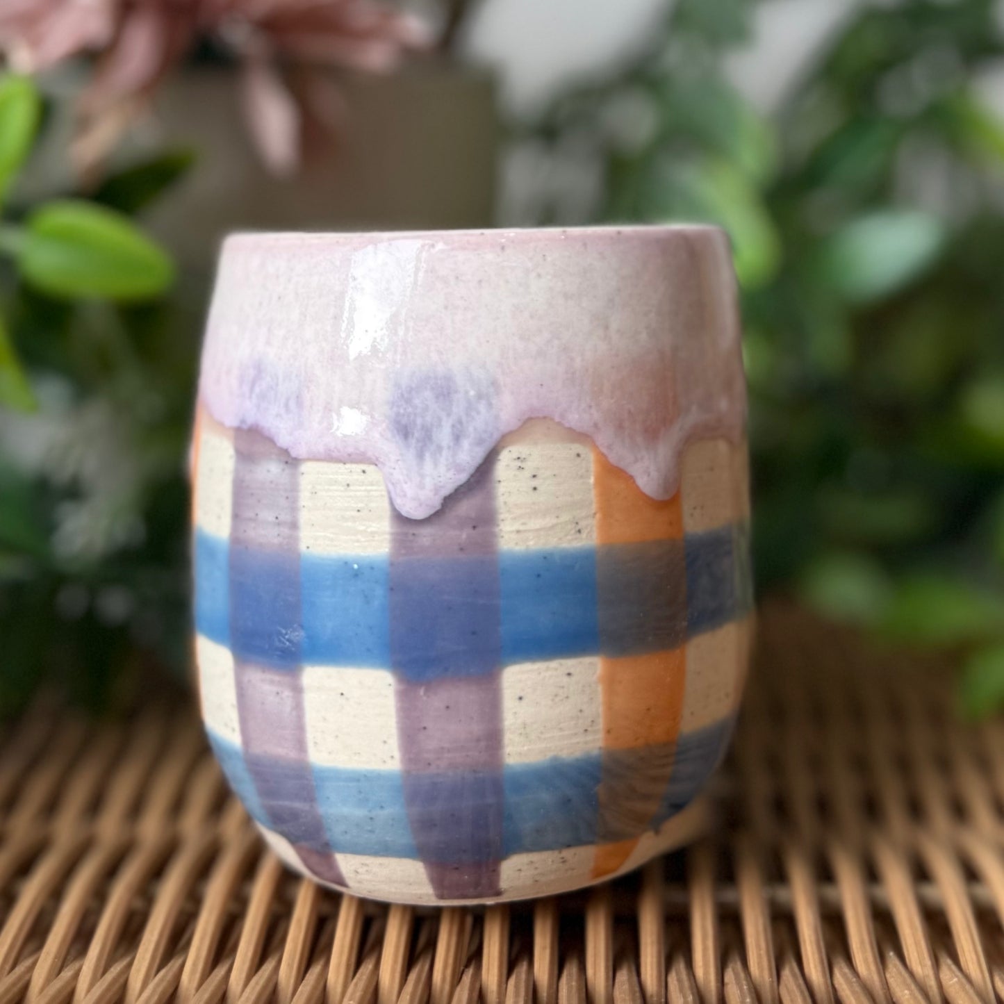 Gingham Cosy Tumbler